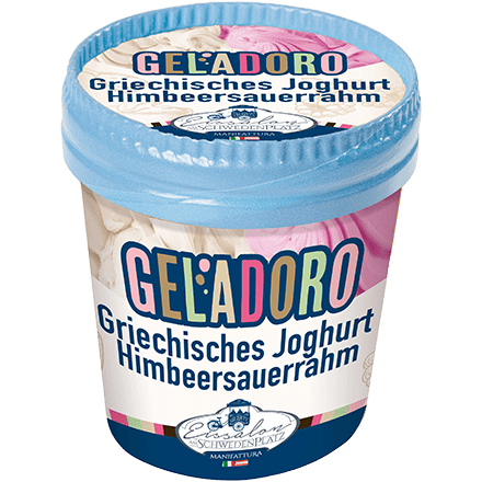 Griechisches Joghurt, Himbeersauerrahm
